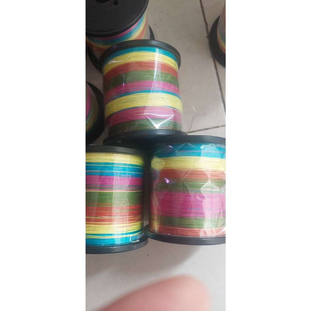 Dù PE ngũ sắc loại 1000m có nhiều số cho các bác lựa