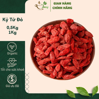 1Kg Kỷ Tử Đỏ (Câu Kỷ Tử) Sấy Khô - Trà thảo mộc Treesy - Trà hoa quả