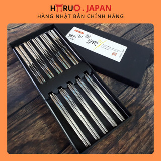 Bộ 5 đôi đũa inox cao cấp - Hàng nội địa Nhật Bản