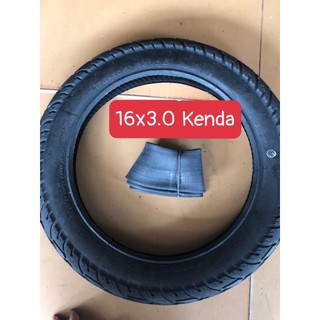 Lốp săm xe điện 16x3.0 có săm chính hãng kenda cao cấp