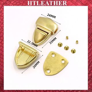 Khóa mỏ vịt đồng làm túi ví, phụ kiện đồ da