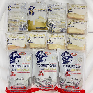 Bánh sữa chua SHIKA - bánh sữa chua ông già các loại sandwich, bánh xốp sữa chua dâu