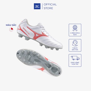 Giày đá bóng sân cỏ tự nhiên Mizuno Monarcida Neo III Select, đinh cao, da mềm, chống trơn trượt, bám sân tốt