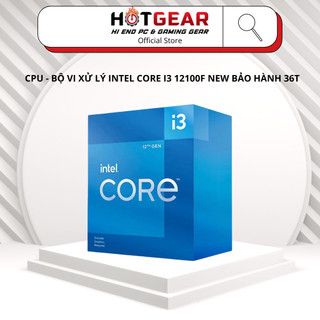 Cpu - bộ vi xử lý intel core i3 12100f new bảo hành 36t