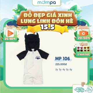 Đồ bơi bé trai Mompa 2-6 tuổi bộ Bikini tặng kèm mũ bơi vải Cotton thoáng mát mềm mát thấm hút nhanh khô 106