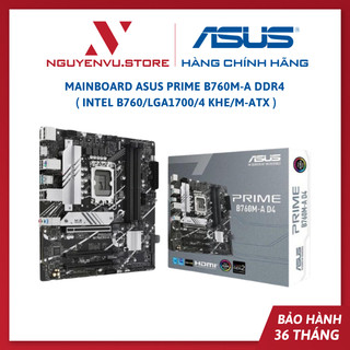 Mainboard asus prime b760m-a ddr4 - hàng chính hãng
