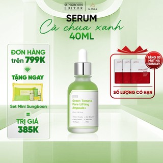  Serum Tinh Chất Cà Chua Xanh SUNGBOON GREEN TOMATO PORE LIFTING AMPOULE +