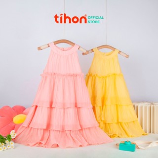 Váy cho bé gái TIHON cao cấp dáng maxi phong cách Hàn Quốc siêu xinh VT0750434