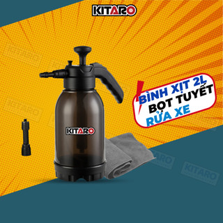 Bình xịt bọt tuyết rửa xe cầm tay dành cho ô tô & xe máy dung tích 2l