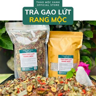  TRÀ GẠO LỨT TRÀ HOA NGŨ CỐC 6 vị gạo lứt đậu đen đậu đỏ lá dứa hoa nhài lá sen rang củi HẠ THỔ 
