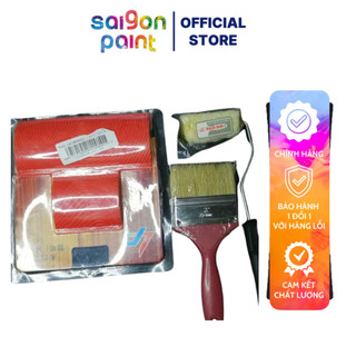 Bộ Dụng Cụ Làm Sơn Giả Gỗ - Cọ Tạo Vân Gỗ Ms3 Kèm Lăn Kèm Cọ
