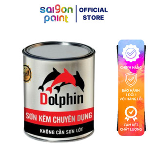 Sơn kẽm dolphin - màu nhũ cánh gián- bám cực chắc - màu cực lạ