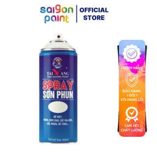 Sơn Xịt  Hoặc Lon Trên Sắt Mạ Kẽm Không Cần Lót Taiyang Chai 400Ml