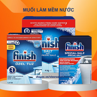 Muối rửa bát Finish đủ loại 4kg 2kg 1.5kg 1kg dùng cho máy rửa bát