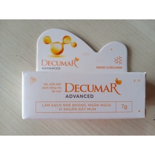 Gel rửa mặt decumar mini size 7g
