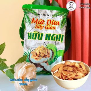 1 Bịch Mứt Dừa Sấy Khô Giòn Hữu Nghị ( 270Gr)