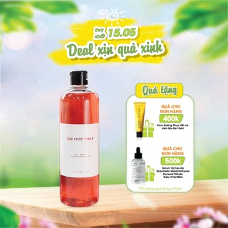 Nước Hoa Hồng Trái Cây Đỏ Graymelin Red Food Toner 500ml