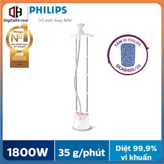 Bàn ủi philips hơi nước đứng gc485/49, 1800w, hơi phun 35g/phút ,hàng chính hãng bh 2 năm