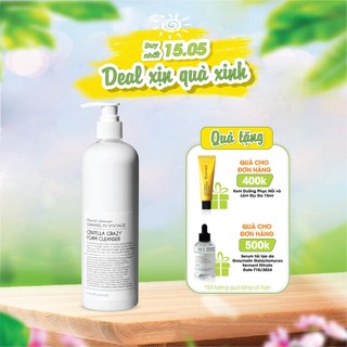 Sữa Rửa Mặt Chiết Xuất Rau Má Graymelin Centella Crazy Foam Cleanser 500ml