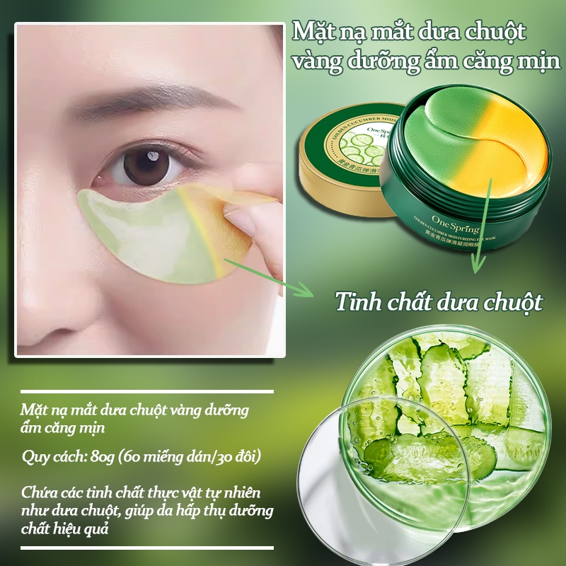 Mặt nạ mắt collagen Chăm sóc mắt 80g Chống lão hóa Tinh chất làm trắng Dưỡng ẩm Loại bỏ quầng thâm, phù nề mắt