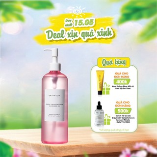 Dầu Tẩy Trang Hoa Anh Đào Cho Da Khô Graymelin Fresh Cherryblossom Cleansing Oil 400ml