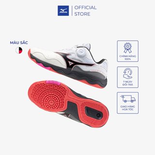 Giày bóng bàn Mizuno Wave Medal SP5, công nghệ nút vặn BOA, giảm chấn hiệu quả, form vừa vặn
