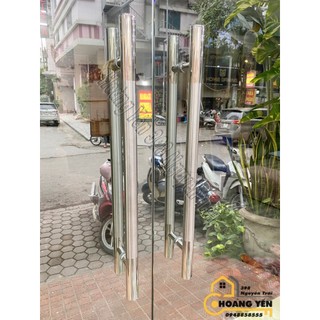 Tay nắm cửa kính cường lực inox dài 60cm /80cm/ 1m, Tay kéo cửa kính nhà hàng, shop, văn phòng