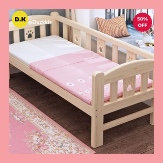 Giường ngủ cho bé , giường cũi 3 mặt ghép cạnh size 150*70*40, có thanh chắn giường cho bé, gỗ thông