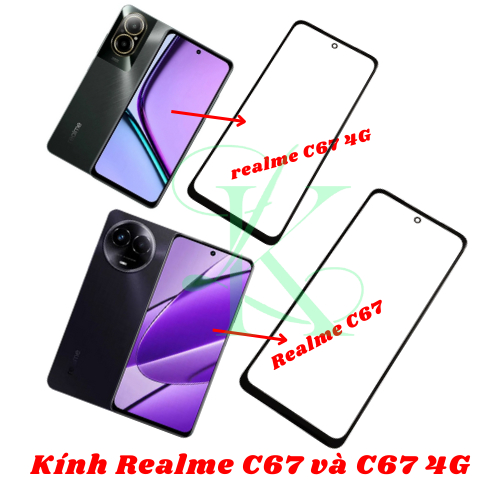 Kính ép dành cho Realme C67 và realme c67 4g