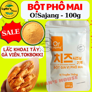 Bột phô mai lắc Hàn Quốc Osajang gói 100g, lắc gà rán gà viên khoai tây chiên, bánh gạo tokbokki, sốt phô mai, làm bánh