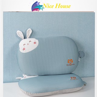 Gối Cao Su Non Trẻ em vải băng mền mìn thoáng khi kt 35x55 Gối cho bé 2 đến 8 tuổi_ Nice House