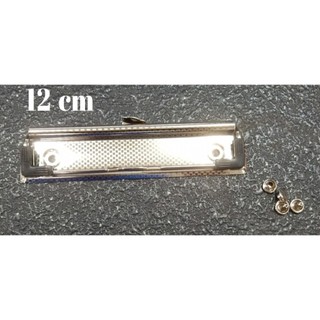 Combo 20 Cái Kẹp Trình Ký 12cm Có Vân Caro Cao Cấp  (Tặng kèm đinh tán)