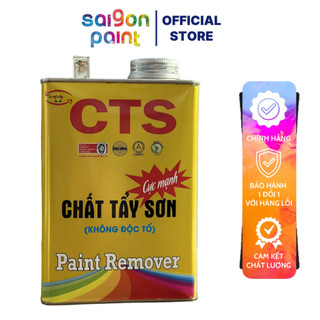 Chất Tẩy Sơn Cts Hộp Thiếc Dung Tích Lớn 1Lit  Nhẵn Mịn, Sơn Phủ Siêu Đẹp