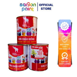 Sơn Chậu Kiểng 1K Yes Bóng, Bám, Bền Lon 400Gram Độ Bám Dính Tuyệt Đối - Dolphinpaint.vn