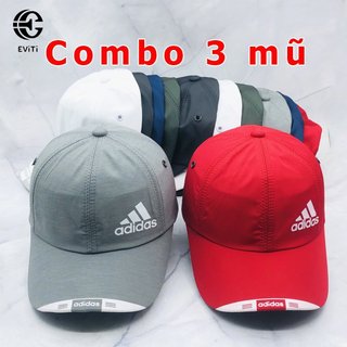  Combo 3 Mũ Lưỡi Trai Thể Thao Vải Dù 2 Lớp Nón Kết Thời Trang Dành Cho Cả Nam Và Nữ