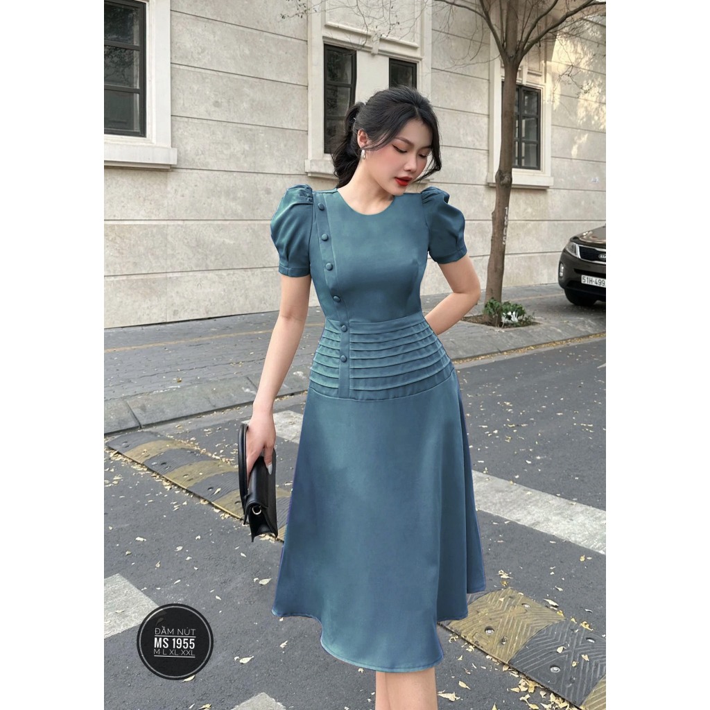 ĐẦM DÀI NÚT BỌC DẬP LY EO TBNBIGSZIE 1955