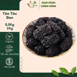 1Kg Táo Tàu Đen Sấy Khô Nguyên Quả - Trà thảo mộc Treesy - Trà hoa quả