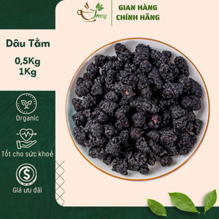 1Kg Dâu Tằm Sấy Khô Nguyên Quả - Trà thảo mộc Treesy - Trà hoa quả
