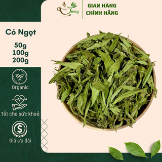 200g cỏ ngọt nguyên lá sấy lạnh - trà thảo mộc treesy