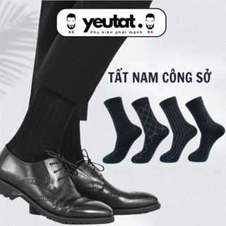 [Xả Hàng] Tất Nam Cổ Cao , Tất Đi Giày Tây Công Sở Cao Cấp Dành Cho Nam Khử Mùi, Thoáng Khí, Chống Hôi Chân