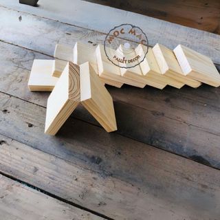 Tấm gỗ thông vuông 10 x 10 cm