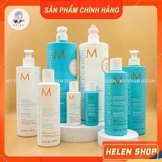 Dầu gội dưỡng tóc suôn mượt moroccanoil smooth phục hồi tóc hư tổn, dưỡng ẩm, kích thích mọc tóc
