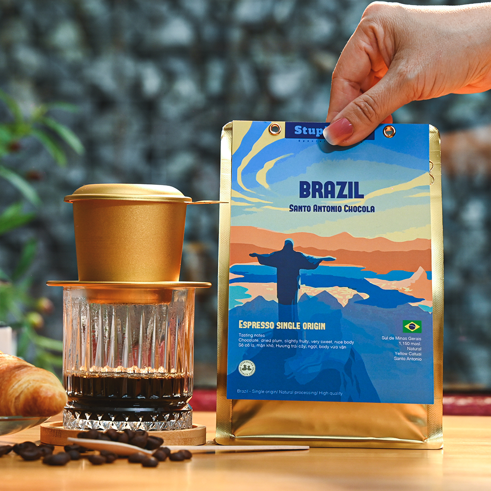 CÀ PHÊ HẠT - BRAZIL SANTO ANTONIO CHOCOLA - SPECIATLY COFFEE