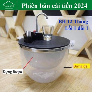 Máy rót rượu tự động bản 2024 - automatic wine filling machine