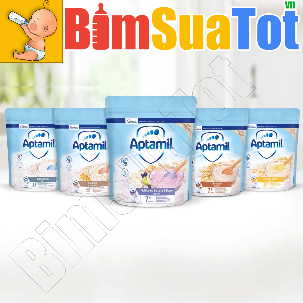 Bột ăn dặm Aptamil Anh cho bé 125g (Date mới)