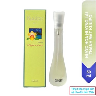Nước hoa KUUIPO 50ml với hương hoa nhài tự nhiên, lưu hương lâu