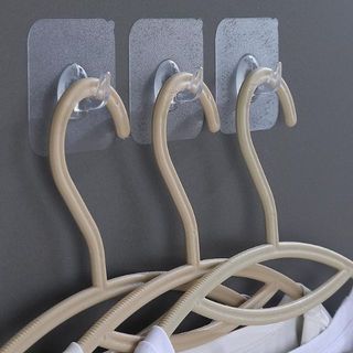🏵️🏵️móc treo đồ dán tường trong suốt chịu tải nặng giá đỡ