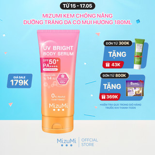 MizuMi Kem Chống Nắng Dưỡng Trắng Da Có Mùi Hương 180ml