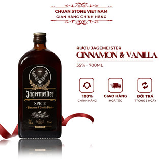 Rượu thảo mộc đức jagermeister spice cinnamon & vanilla blend 700ml 35% 700ml