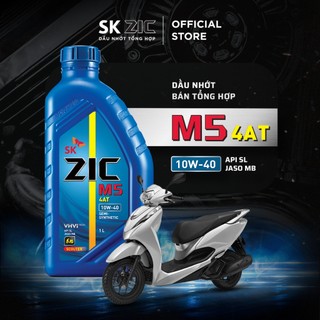 Sk zic m5 4at 10w40 - nhớt cho xe tay ga bán tổng hợp